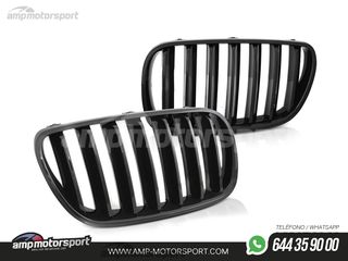 PARRILLA DELANTERA PARA BMW X5 E53 2003-2007 NEGRO BRILLO