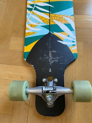 Longboard Decathlon Negro
