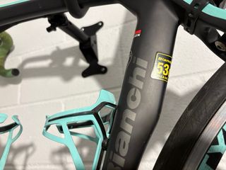 Bicicleta de carretera carbono Bianchi