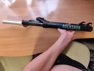 Juego ruedas 29 y horquilla MTB Rockshox