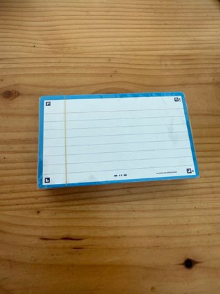 Tarjetas de estudio Oxford