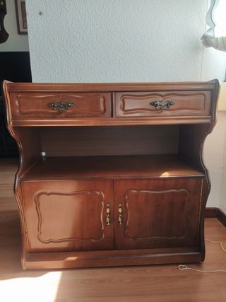 Mueble auxiliar salón madera