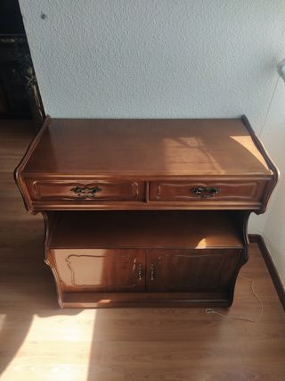 Mueble auxiliar salón madera