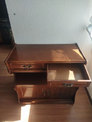 Mueble auxiliar salón madera