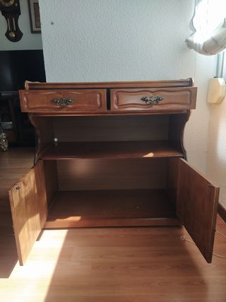 Mueble auxiliar salón madera