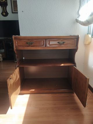 Mueble auxiliar salón madera
