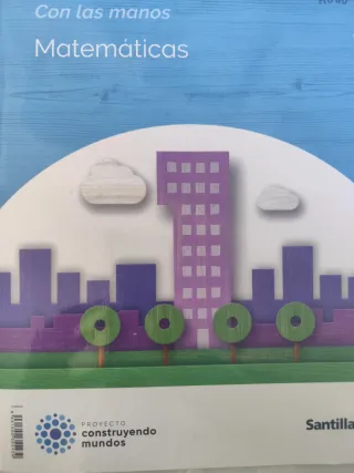 Cuadernillo Matemáticas 1 Primaria Con las manos