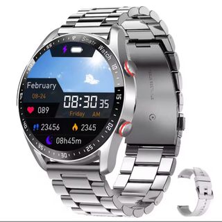 Reloj Inteligente Hombre Plata