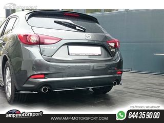 AÑADIDO DE DIFUSOR MAZDA 3 2017-- NEGRO BRILLO