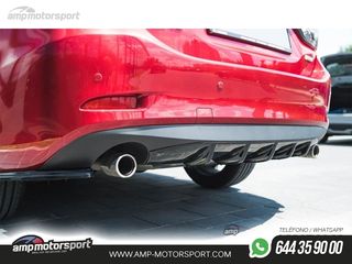 DIFUSOR TRASERO MAZDA 6 GJ 2014-2017 NEGRO MATE
