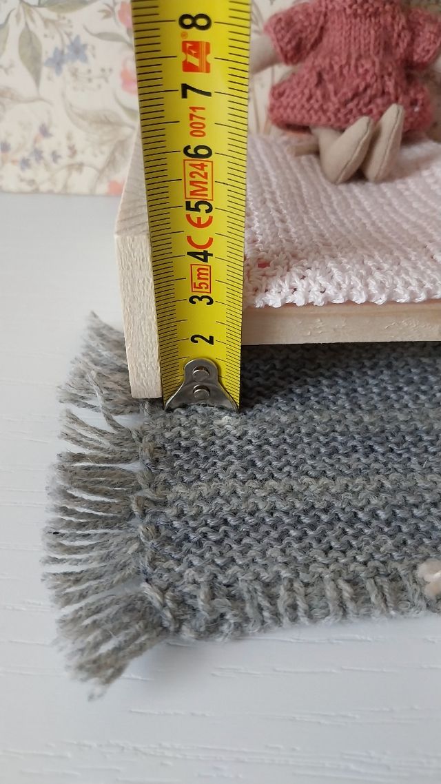 Letto per bambole Maileg/Sylvanian stile vintage