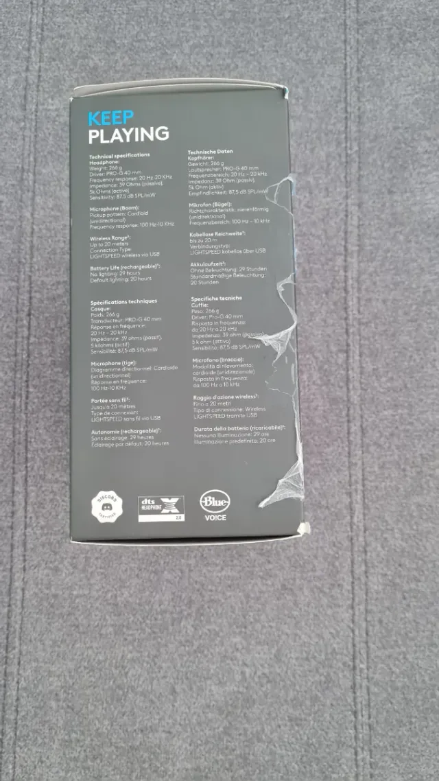 Cascos Inalámbricos Logitech G733 RGB