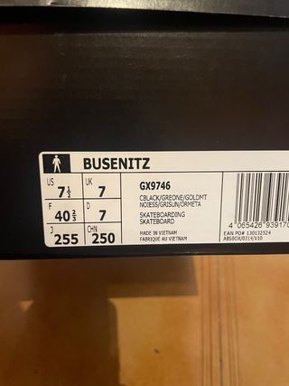 Adidas Busenitz Talla 40 2/3