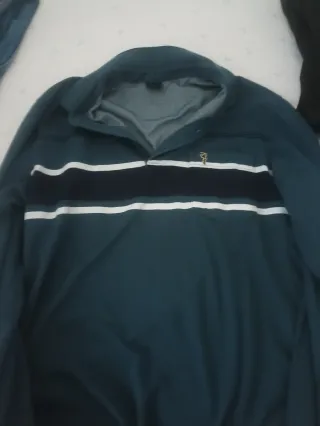 Camisa Polo Manga Larga Rayas Talla XL