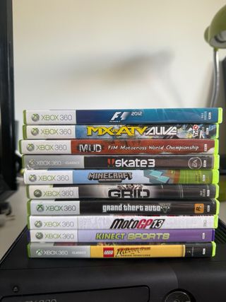 Xbox 360 + Kinect + Mando + 11 Juegos