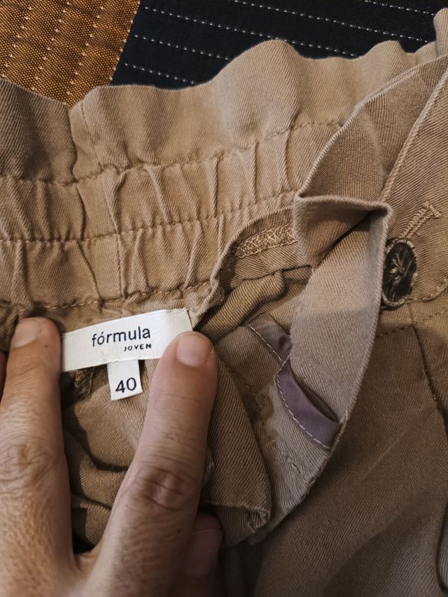 2 Pantalones Mujer Talla L (40)