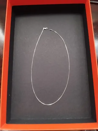 Cadena Oro Blanco 18k