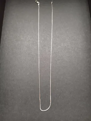 Cadena Oro Blanco 18k