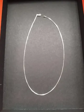 Cadena Oro Blanco 18k