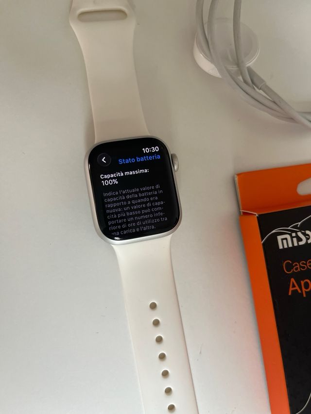 Apple Watch Serie 8 41mm Argento LTE gps+cellular