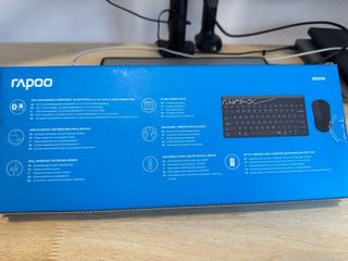 Teclado y Ratón Inalámbrico Rapoo 8000M