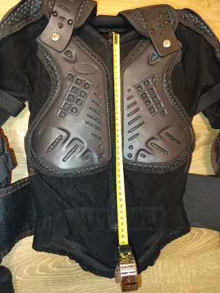 Peto Motocross Niño Talla 4XS Negro