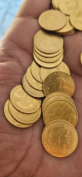 Monedas de 10 Francos Franceses Marianne