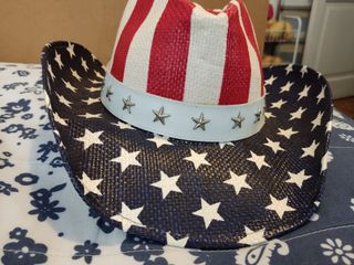 Sombrero vaquero USA estrellas y rayas