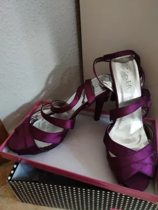 Zapatos de fiesta morados Wonder