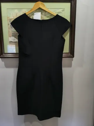Vestido negro Grand Voile