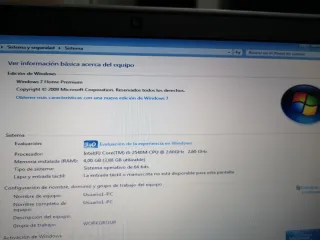 Portátil Económico, funcionando con Windows y ofic