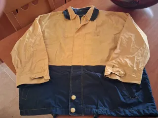 Parka marinera caballero azul y amarillo