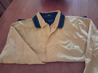 Parka marinera caballero azul y amarillo