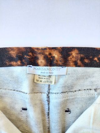 Jeans Marisa Monti vintage maculati e leopardati