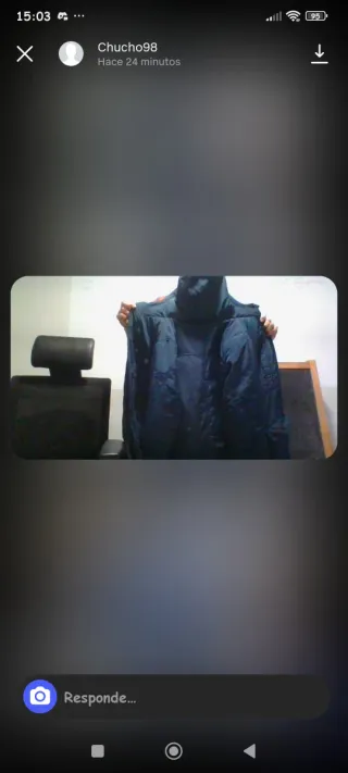Parka Tommy Hilfiger Azul
