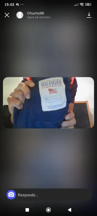 Parka Tommy Hilfiger Azul