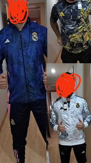 Chándal Adidas Dragones Azul y Rosa