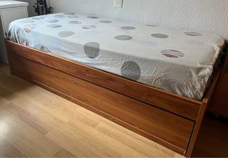 Cama nido 90x190 madera cerezo