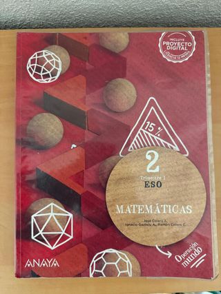 Matemáticas 2°ESO (1er trimestre)