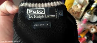 Jersey Polo Ralph Lauren Negro Vintage