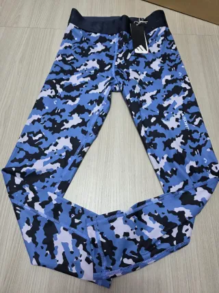 Mallas Adidas Camuflaje Azul Talla S