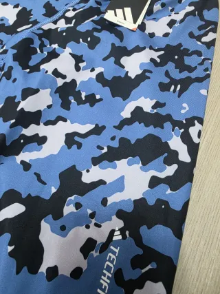 Mallas Adidas Camuflaje Azul Talla S