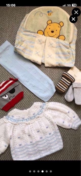 Lote Ropa y Cojín Bebé