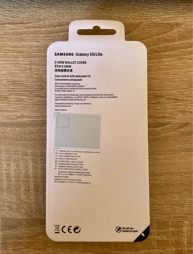 Funda Samsung Galaxy S10 Lite S-View Wallet cover