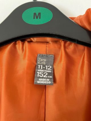 Parka Zara niña marrón Talla XS