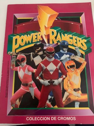 Álbum Cromos Power Rangers Completo 1994