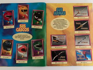 Álbum Cromos Power Rangers Completo 1994