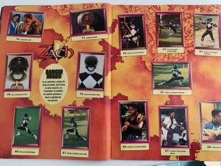 Álbum Cromos Power Rangers Completo 1994