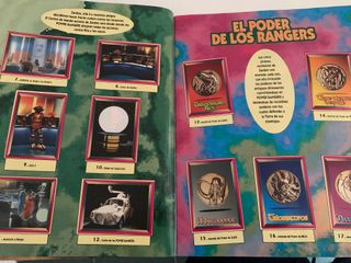 Álbum Cromos Power Rangers Completo 1994
