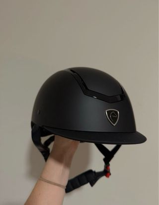 Casco Equitación Equithéme Negro Talla 52/54